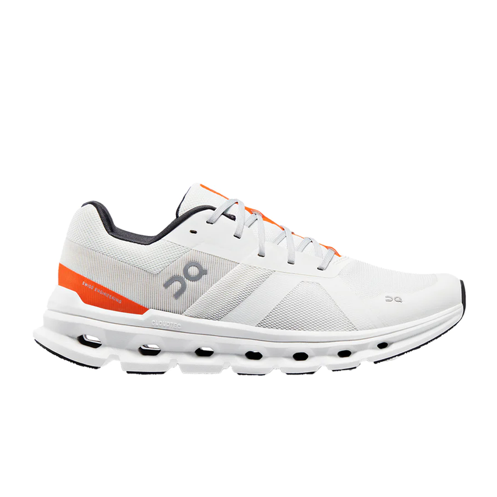 ON Cloudrunner (Men's) - Undyed-White/Flame
