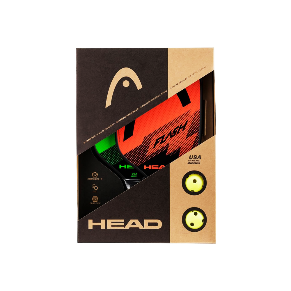 Head Flash Pickleball Set - Red/Green