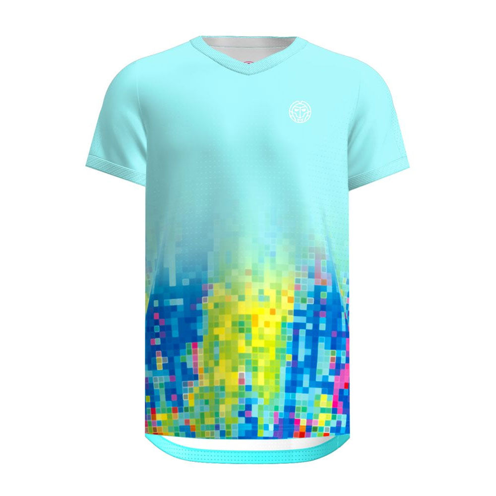 Bidi Badu Melbourne 2024 V-Neck Tee (Boy's) - Aqua/Mixed