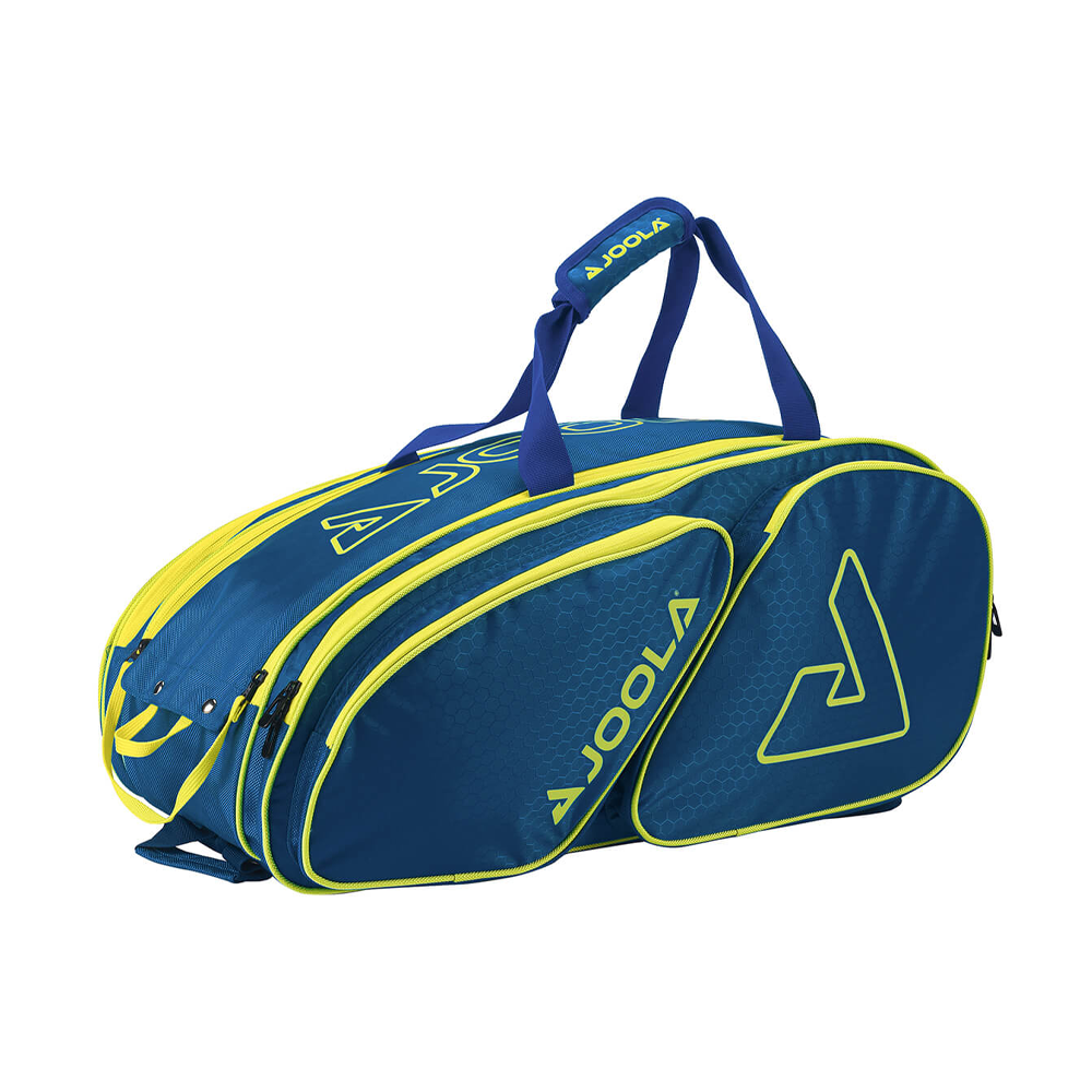 JOOLA Tour Elite Pickleball Duffle Bag - Navy/Yellow