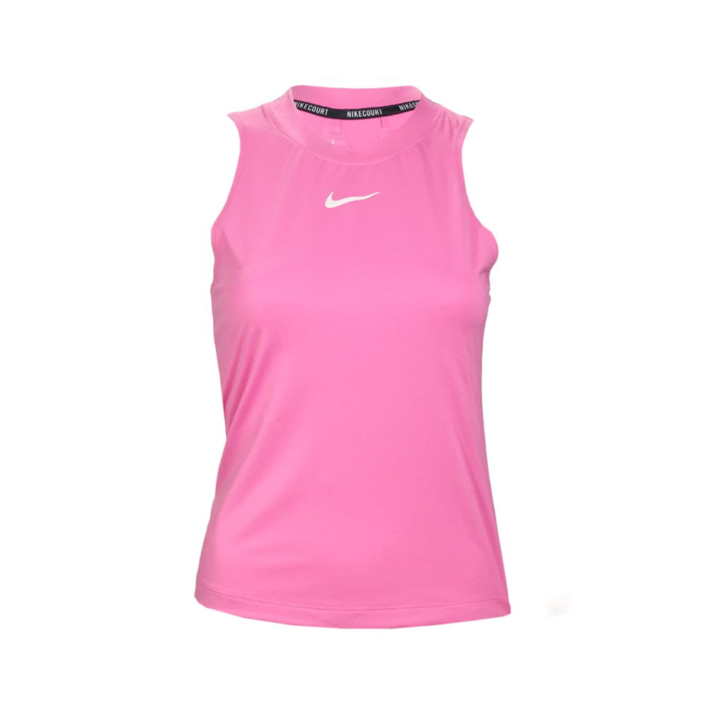 Nike Court Dri-Fit Advantage Tank (Women's) - Playful Pink/White