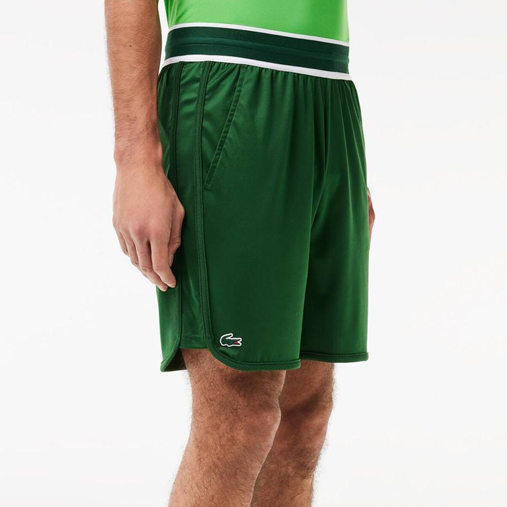 Lacoste Men s Daniil Medvedev Tennis Short Medium Green Size Large