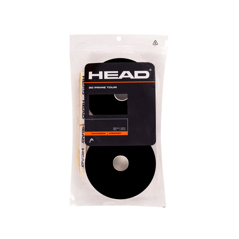Head Prime Tour Overgrip (30-pack) - Black
