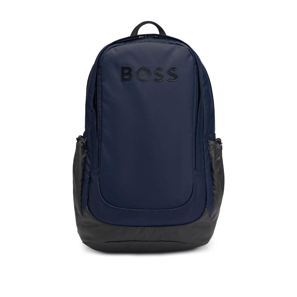 BOSS Logo Detail Backpack - Dark Blue