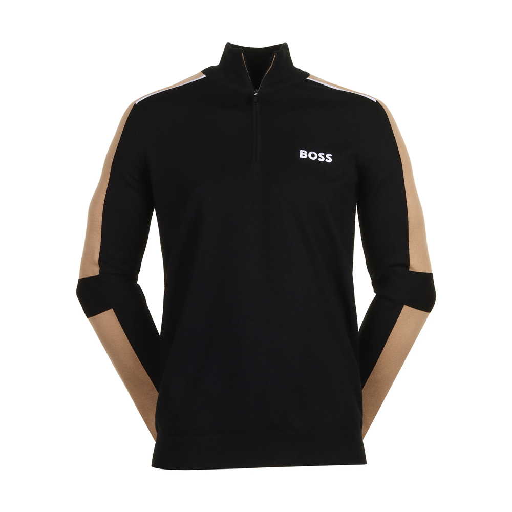 BOSS Quarter-Zip Sweater (Men's) - Black