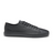 Low-top trainers in grained faux leather.