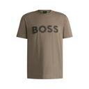Stretch-Cotton T-Shirt With Logo.