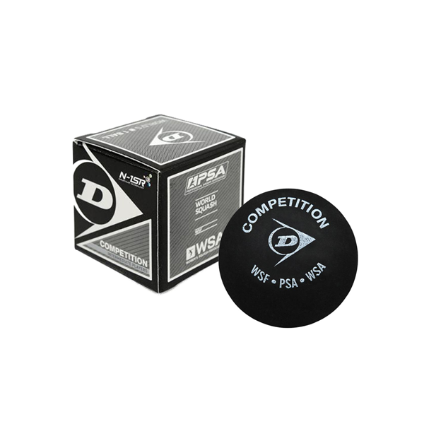 Competition Squash Ball - Yellow Dot.