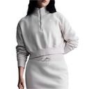 Sportswear Phoenix Fleece Quarter-Zip Cropped.