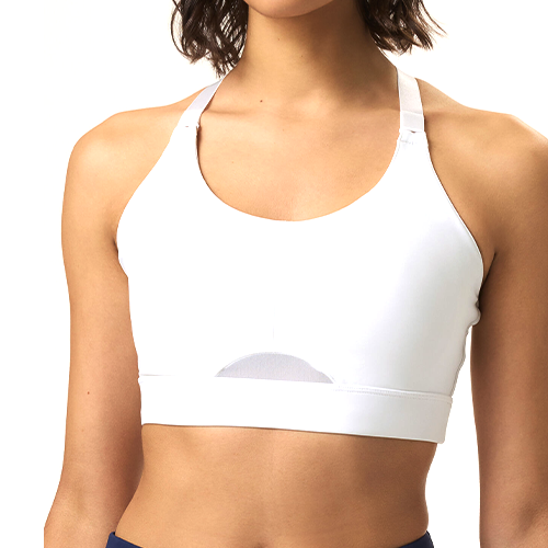Soutien-gorge à maintien moyen avec bretelles réglables.