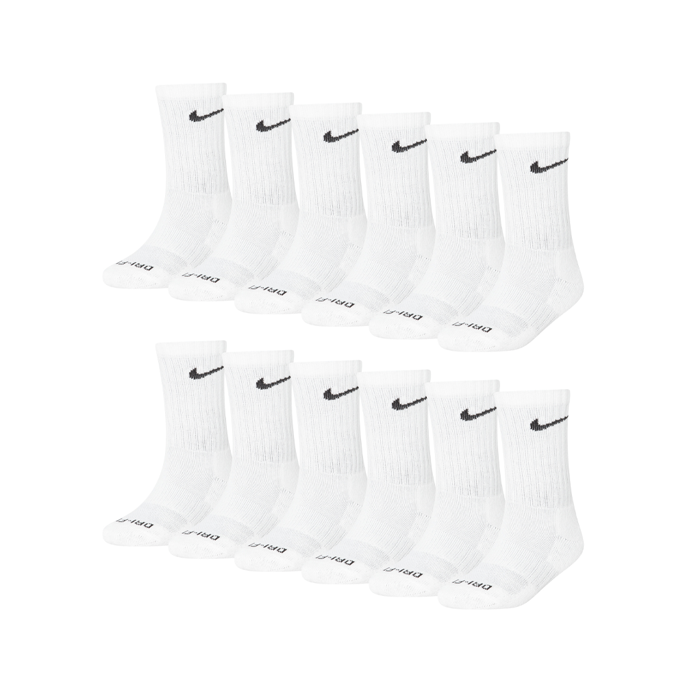 Performance Dri-Fit Basic Crew Socks - 6-Pack