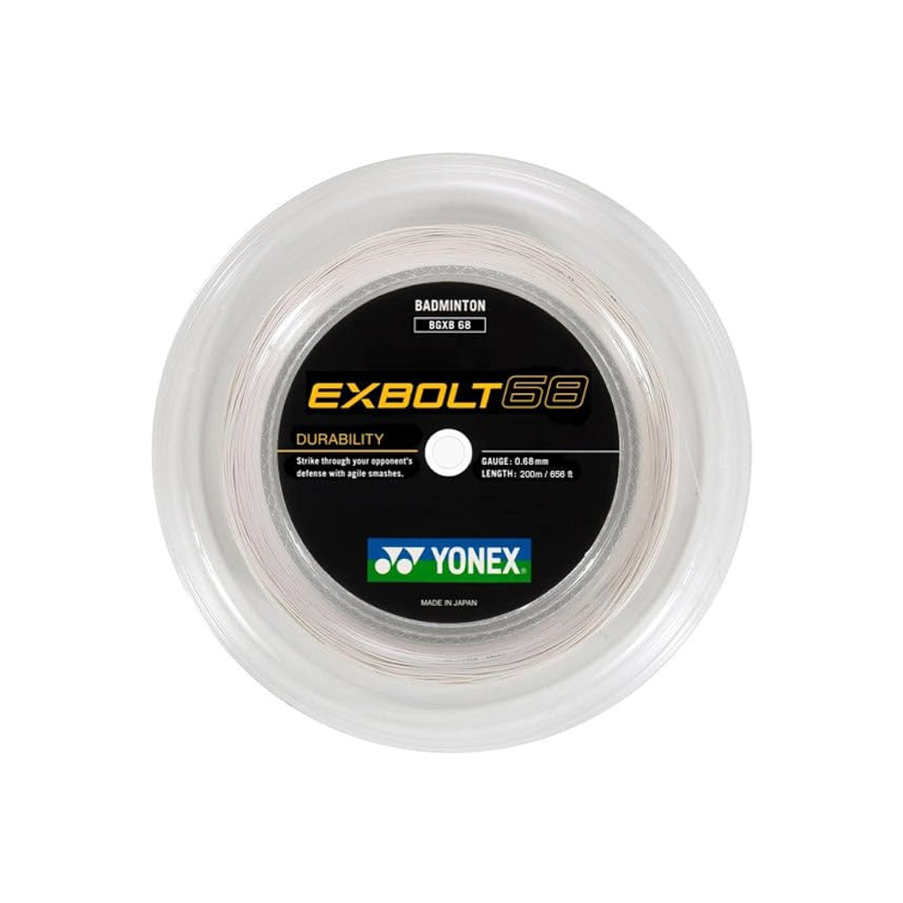 Moulinet Yonex BG65 en titane (200M) -Blanc