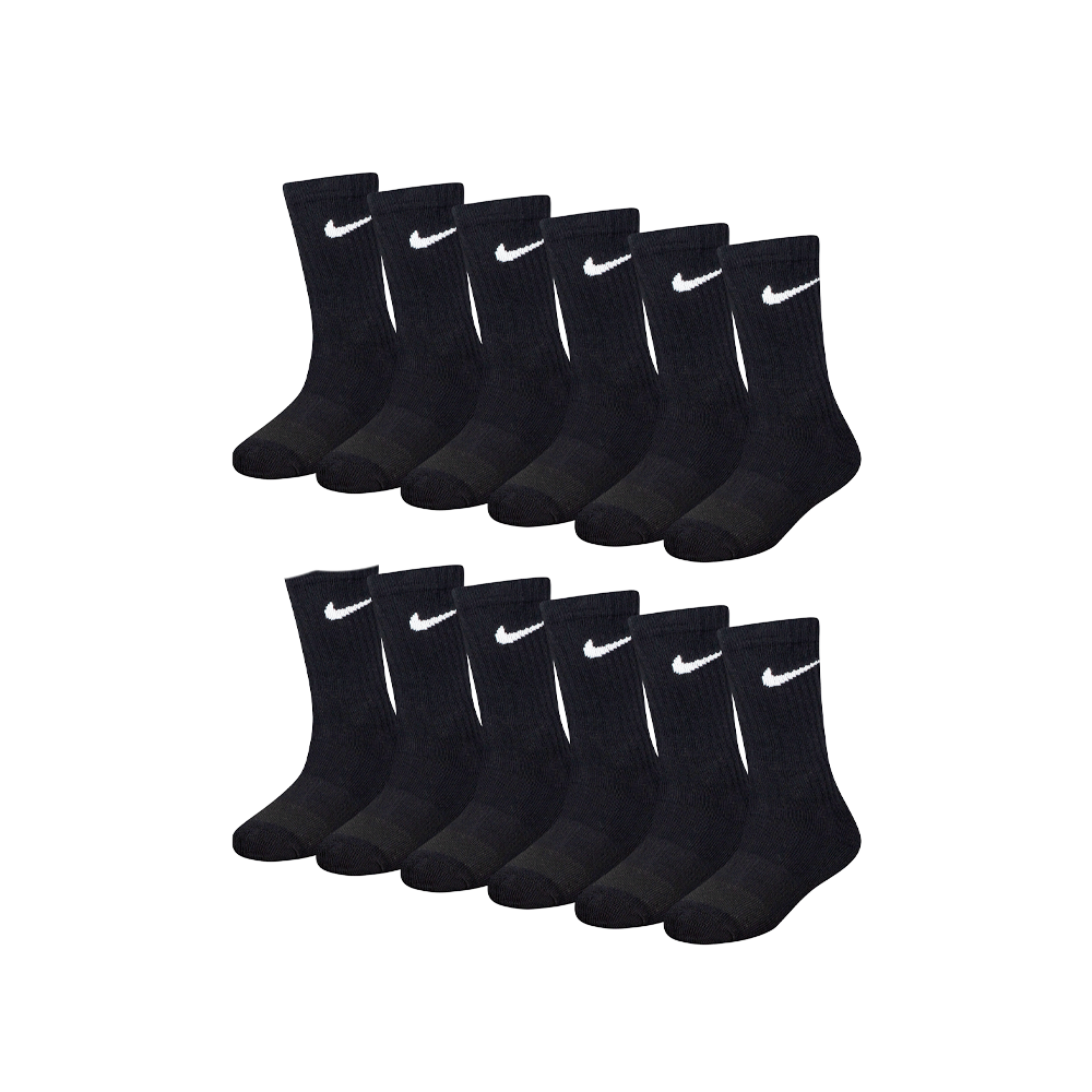 Performance Dri-Fit Basic Crew Socks - 6-Pack