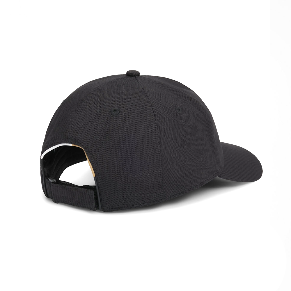 Tonal-Logo Cap in Mesh Piqué