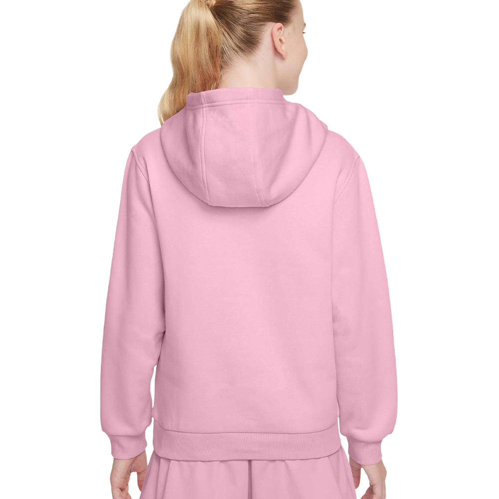 Sweat-shirt en polaire à imprimé fleuri et fermeture éclair