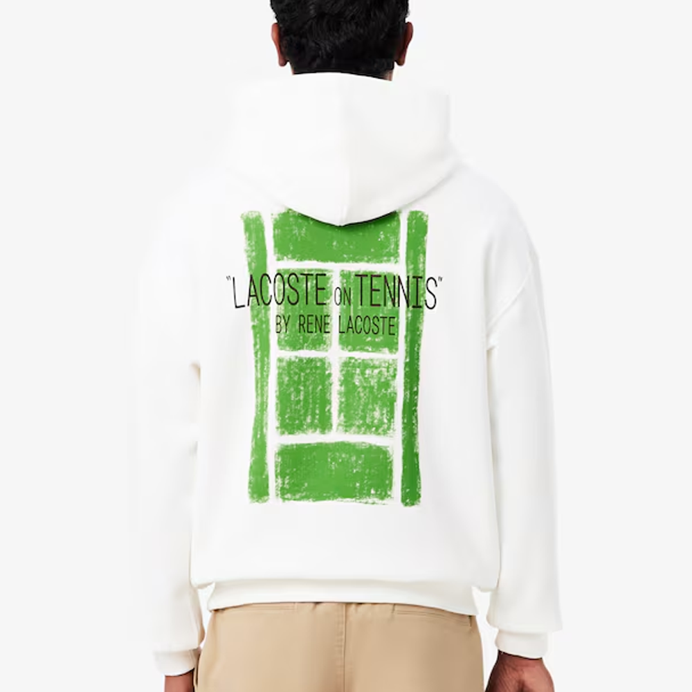 Multi Print Fleece Hoodie