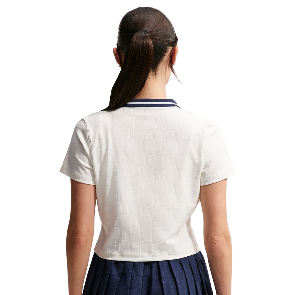 Court Collection Dri-FIT Cropped Tennis Polo.