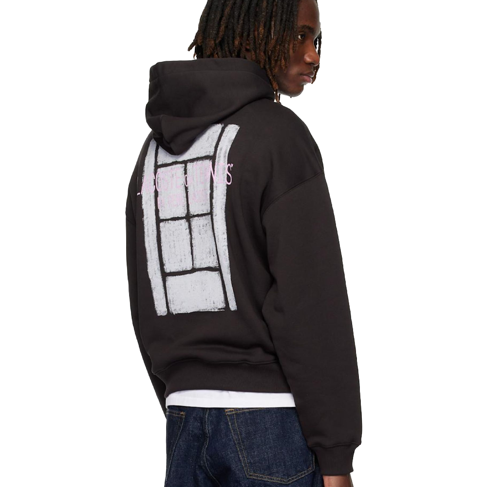 Multi Print Fleece Hoodie