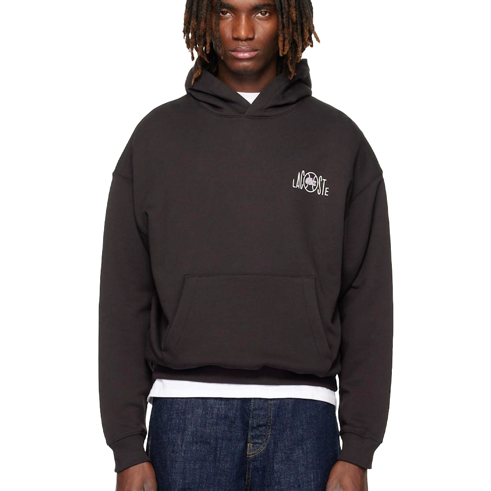Multi Print Fleece Hoodie