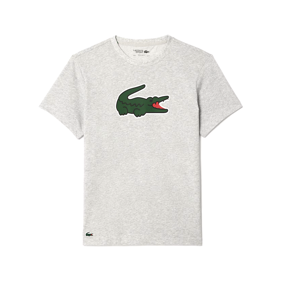 T-shirt de sport ultra-sec à imprimé crocodile