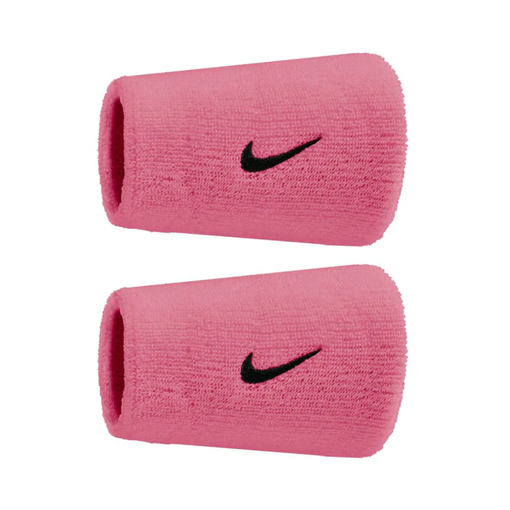Swoosh Doublewide Wristbands.