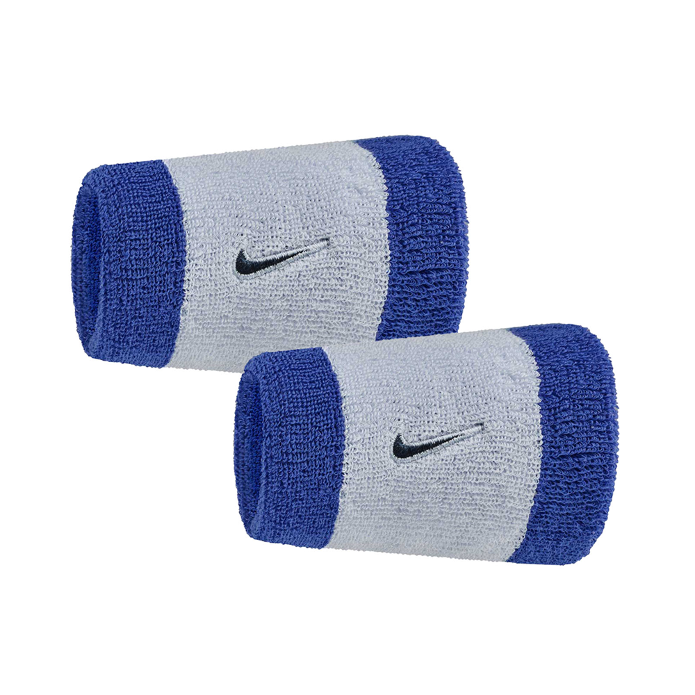Swoosh Doublewide Wristbands.
