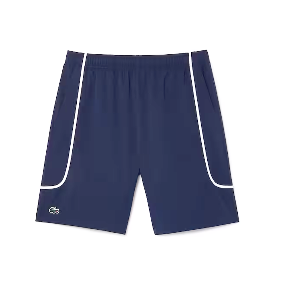 Lacoste Linerless Tennis Shorts (Men's) - Navy/White