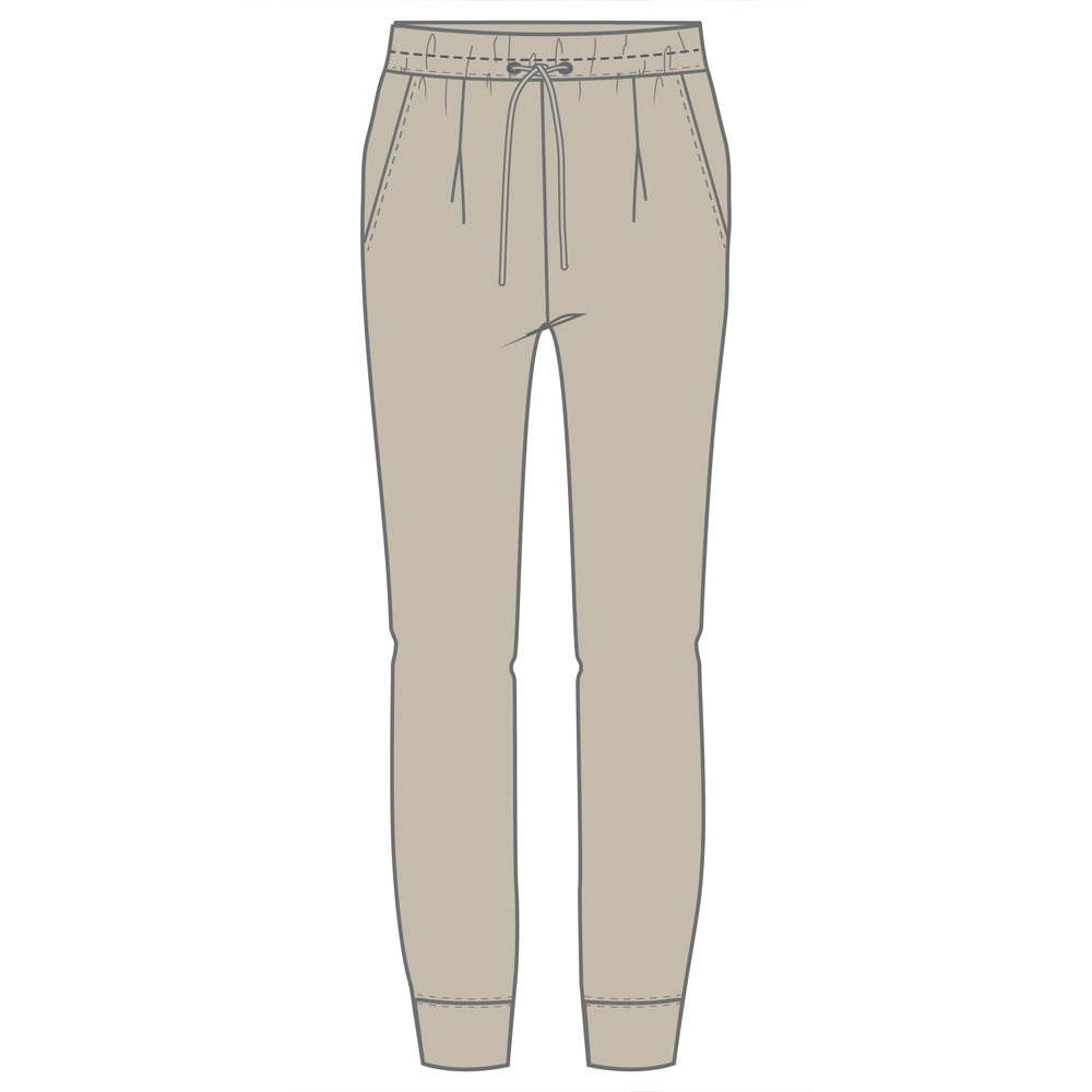 Serene High-Rise Pleated Jogger 26.5"