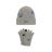 Patch Peak Beanie and Gloves Set