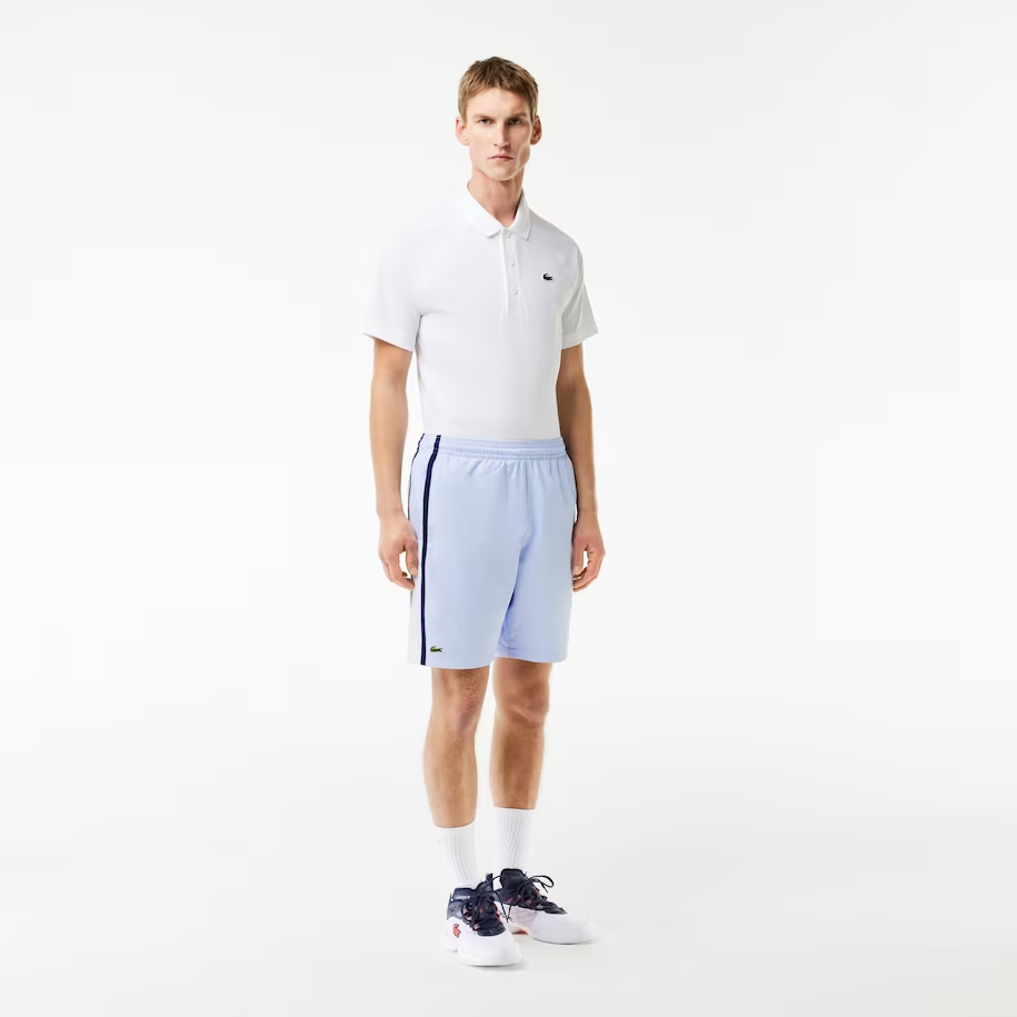 Lacoste Sport Colorblock Panels Lightweight Shorts (Men's) - Light Blue