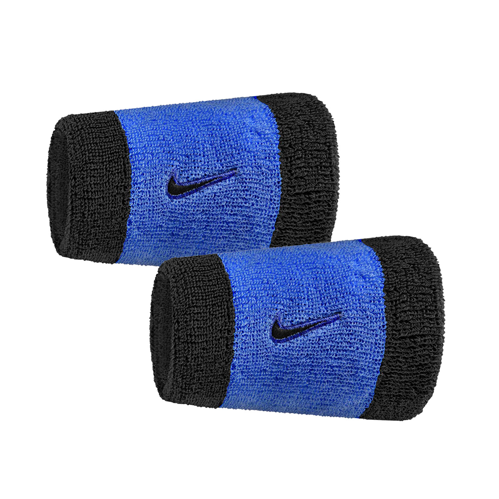 Swoosh Doublewide Wristbands.