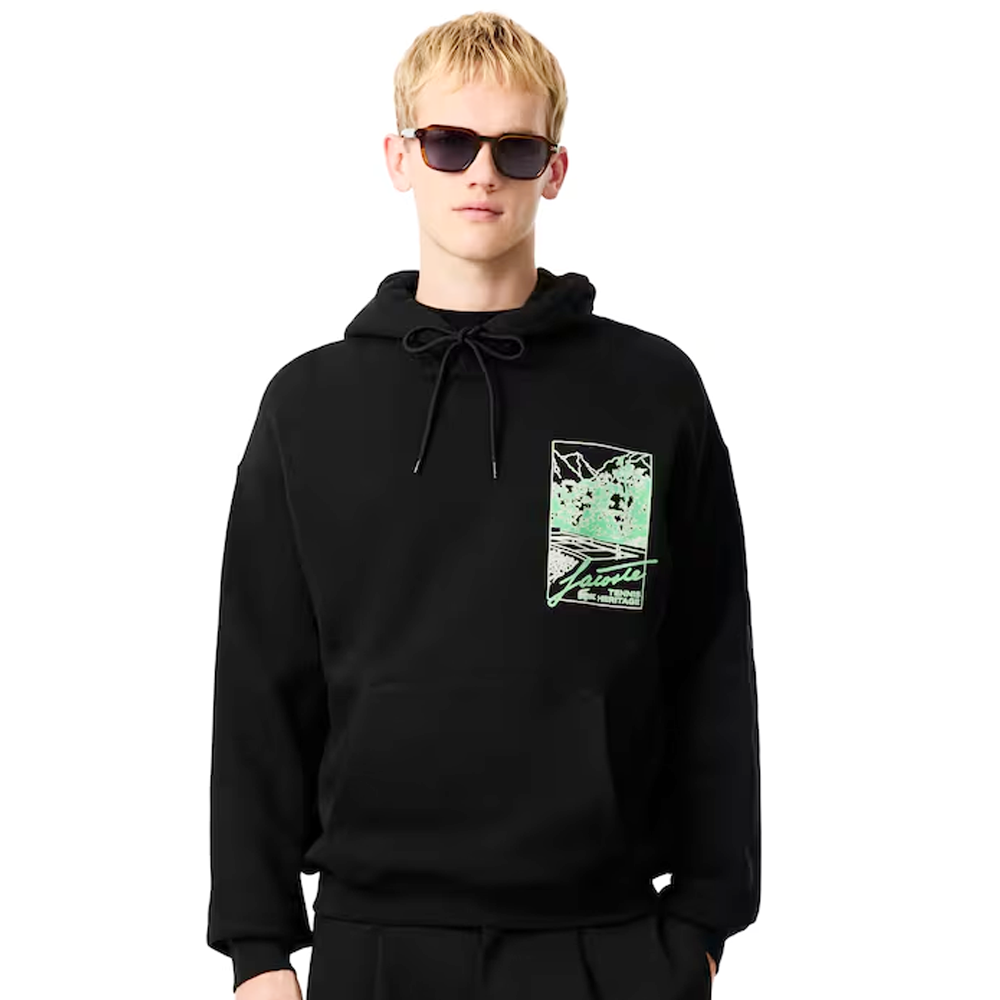 Printed Fleece Hoodie
