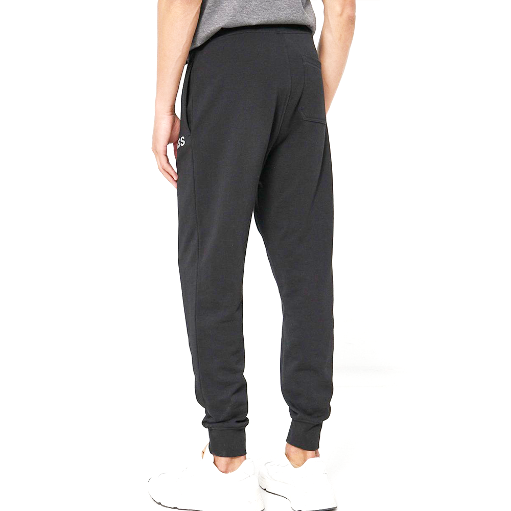 Casual Cotton Trousers With Stripe Logo