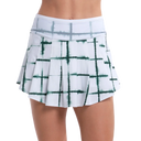Shibori Plaid Skirt.