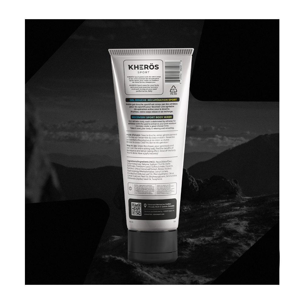 KHEROS Sport Recovery Shower Gel