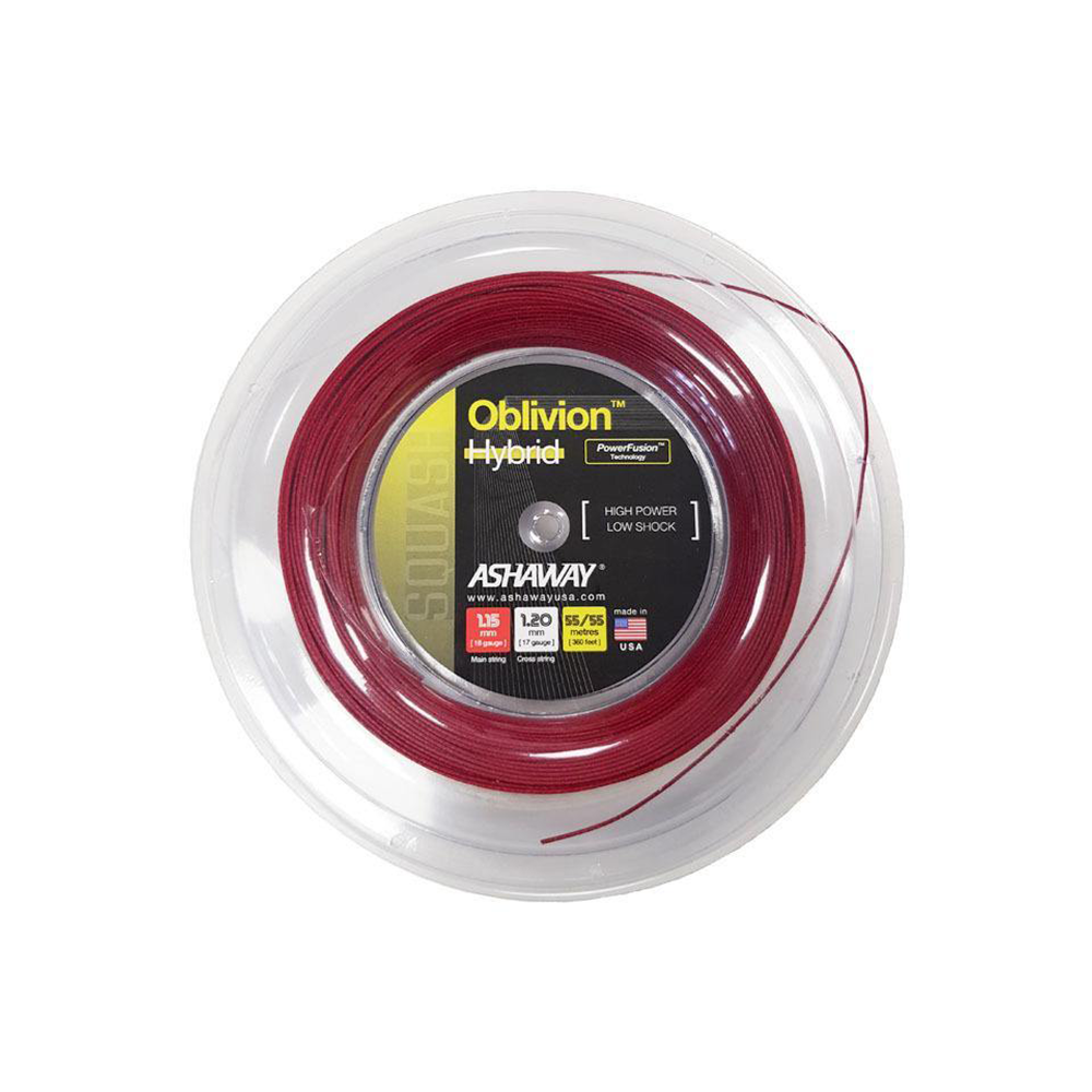 Ashaway Squash Roulette hybride à cordes.