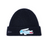 Ribbed Wool Crocodile Graphic Beanie.