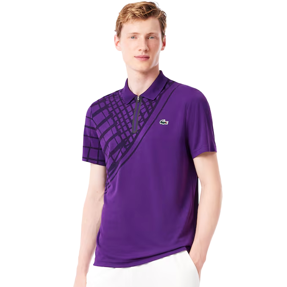 Ultra Dry Printed Slim Fit Tennis Polo Shirt