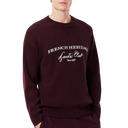 Wool Blend Crew Neck Tennis Heritage Sweater