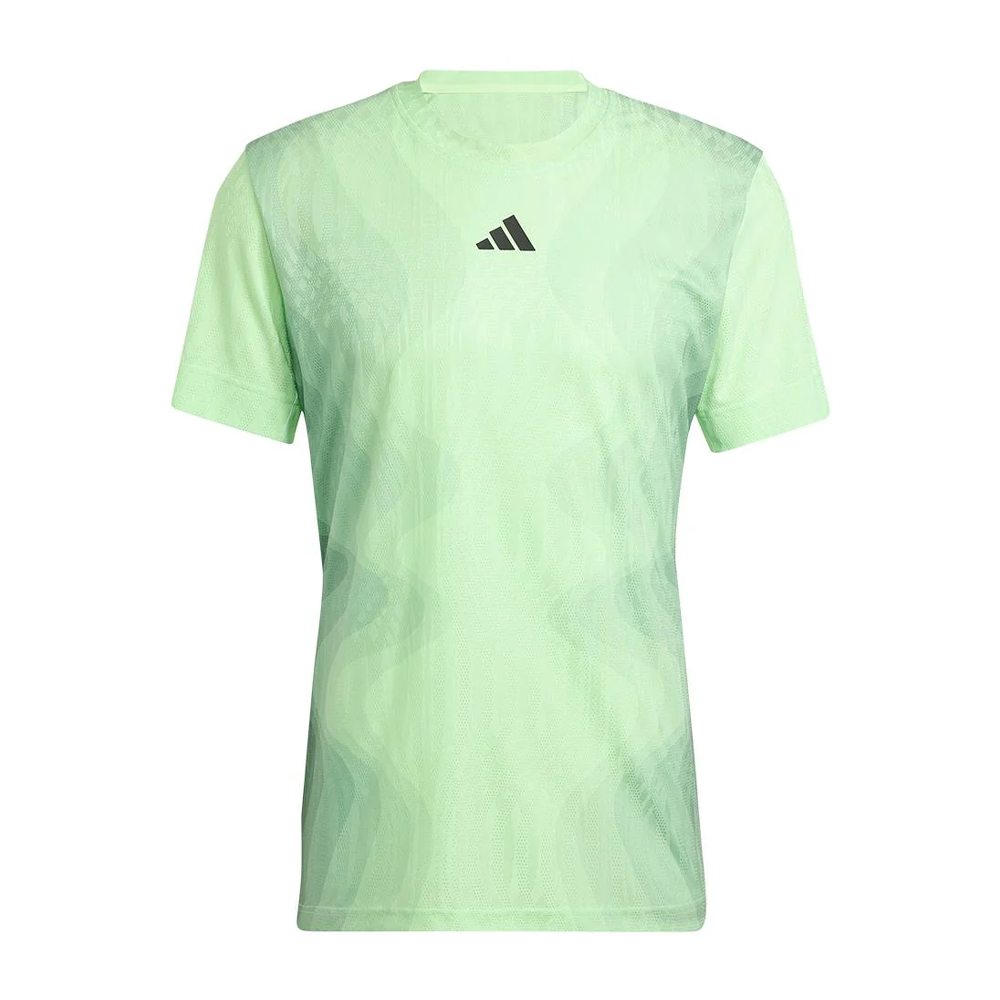 Adidas Tennis Airchill Pro FreeLift Tee (Men's) - Semi Green Spark