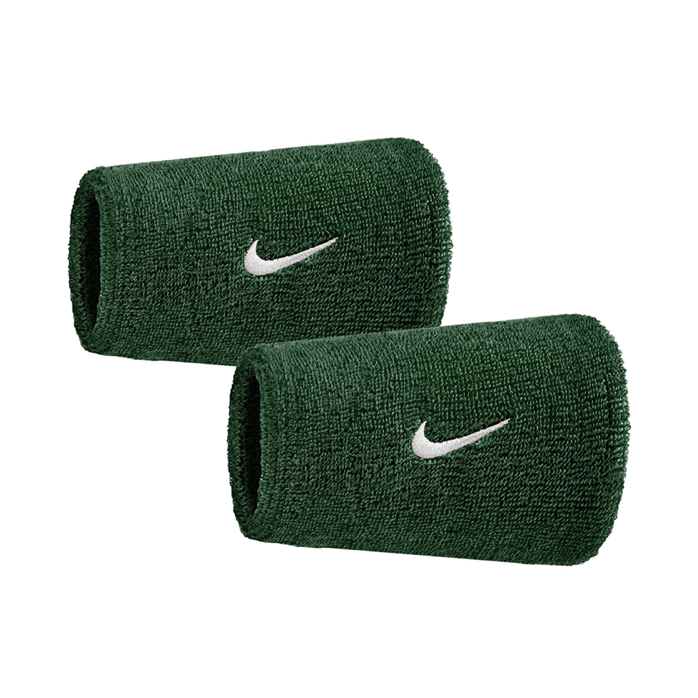 Swoosh Doublewide Wristbands.