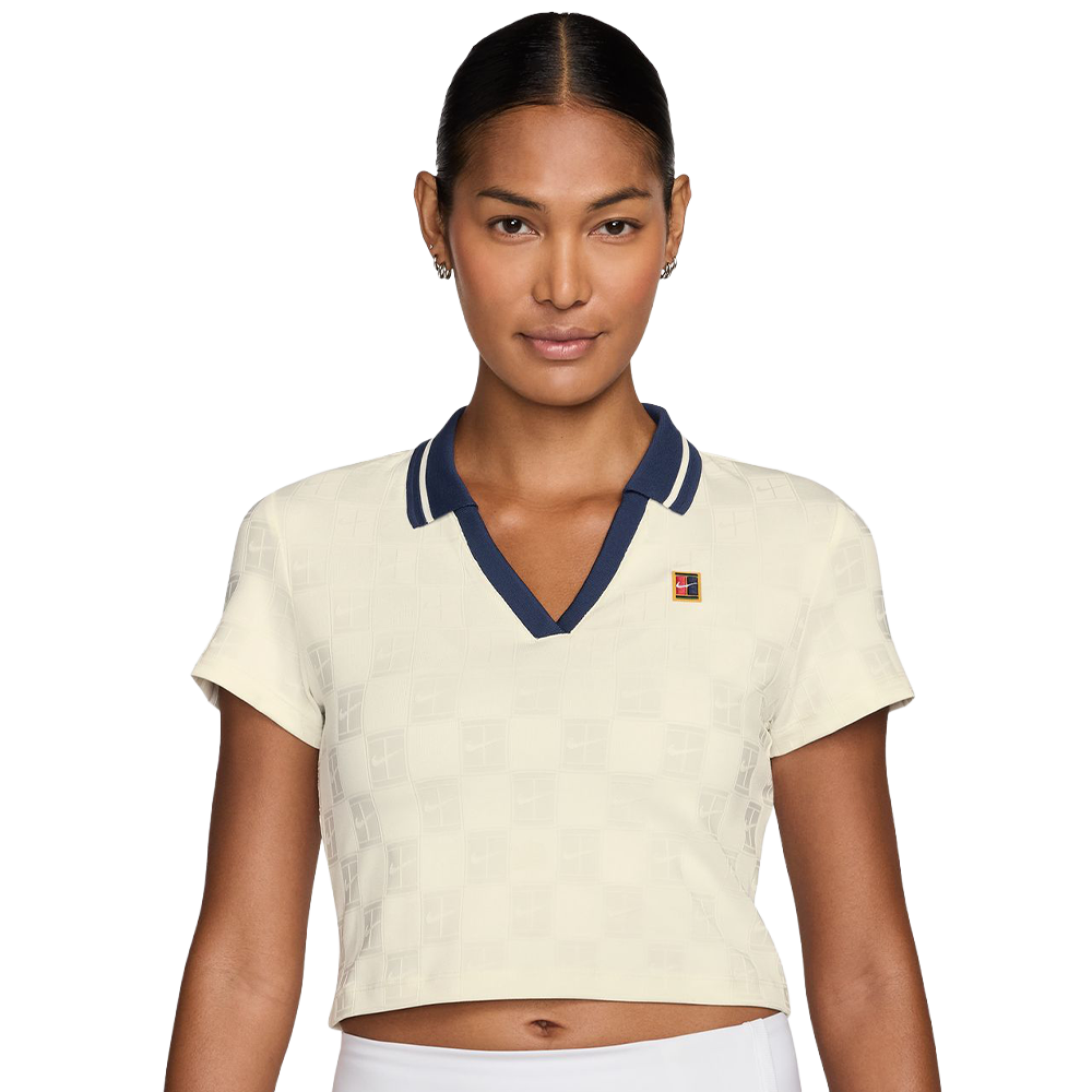 Court Collection Dri-FIT Cropped Tennis Polo.