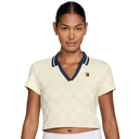 Court Collection Dri-FIT Cropped Tennis Polo.