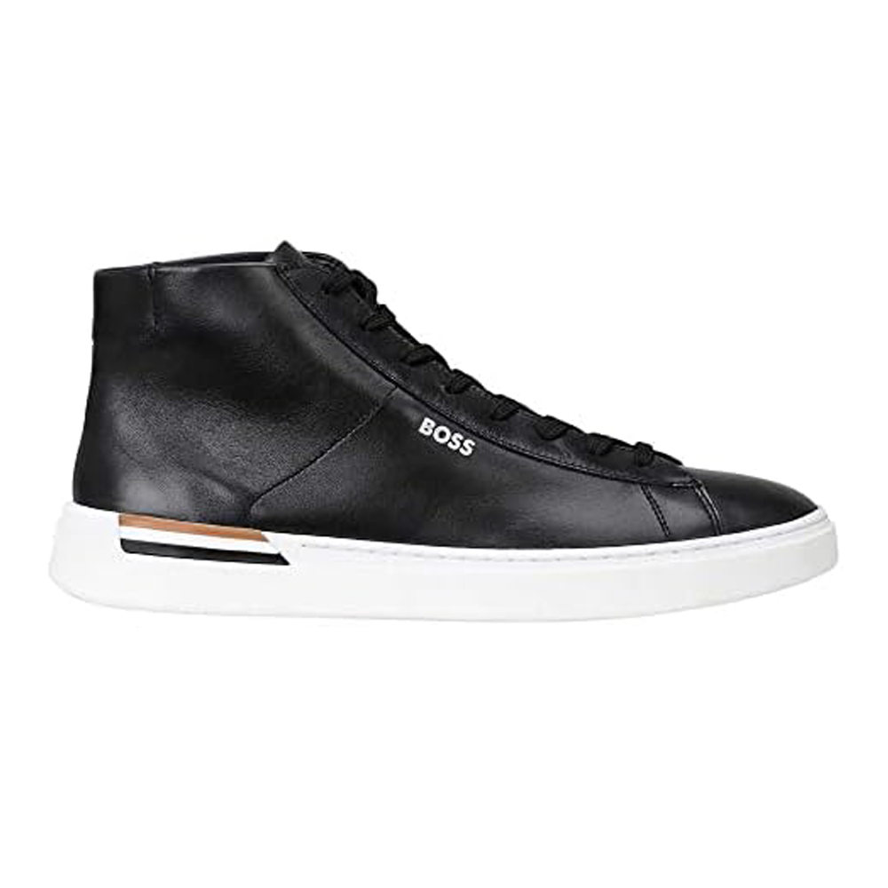 Leather High Top Trainers - Main Image