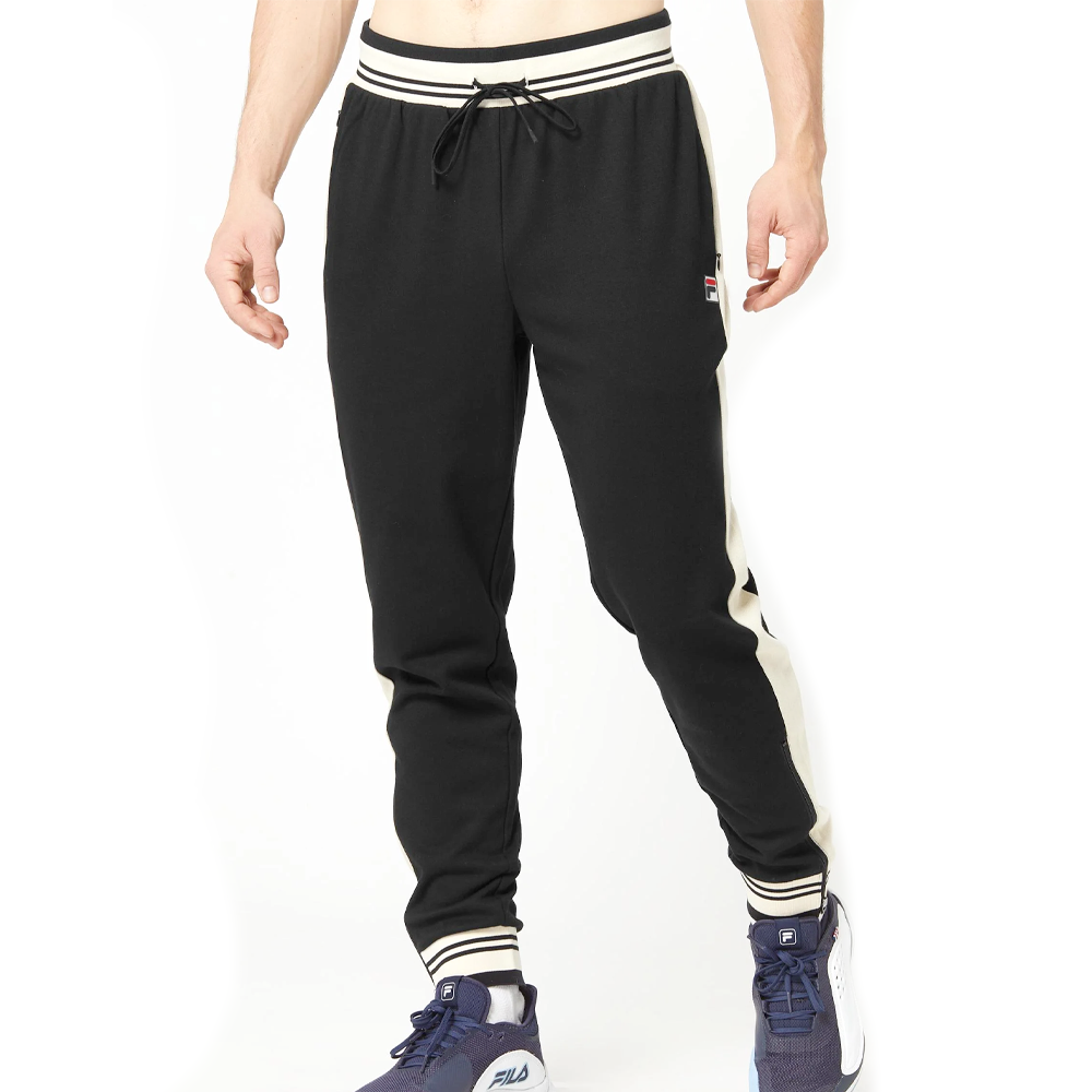 Fila Essentials Performance Iconic Settanta Pant (Men's) - Fila Navy/Angora/Fila Red