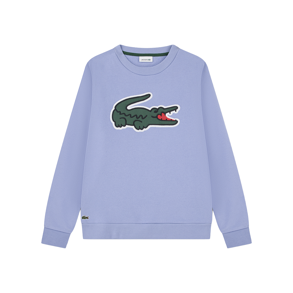 Pique Appliqué Fleece Crew