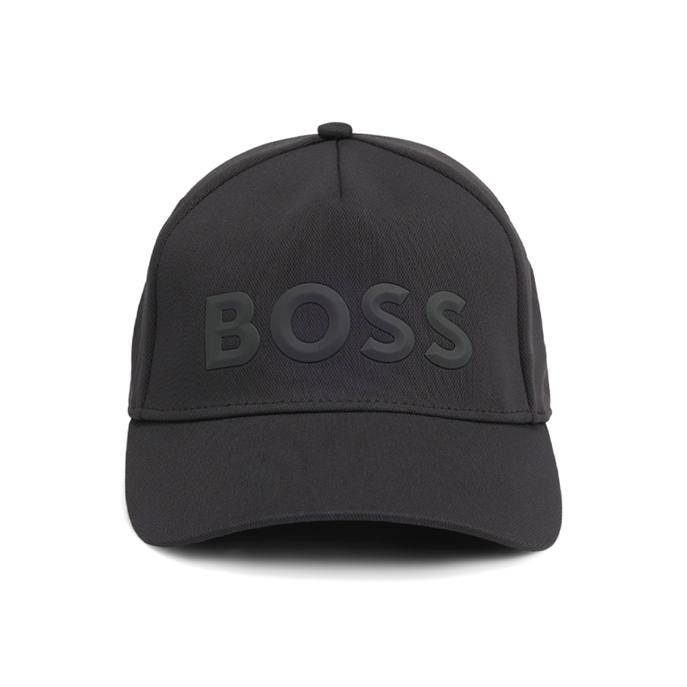 Tonal-Logo Cap in Mesh Piqué