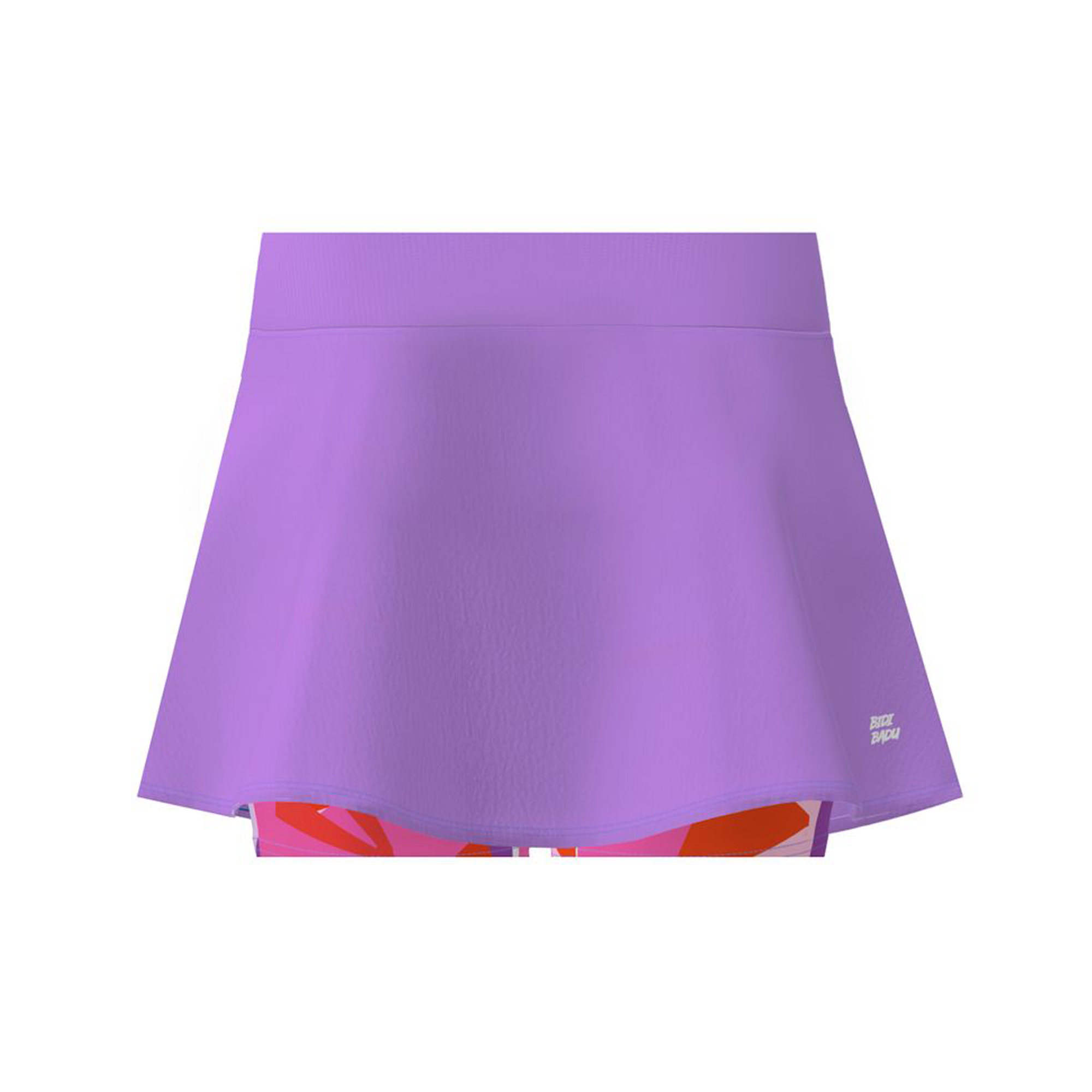 Bidi Badu Spike Printed Wavy Skort (Women's) -  Lilac/Pink