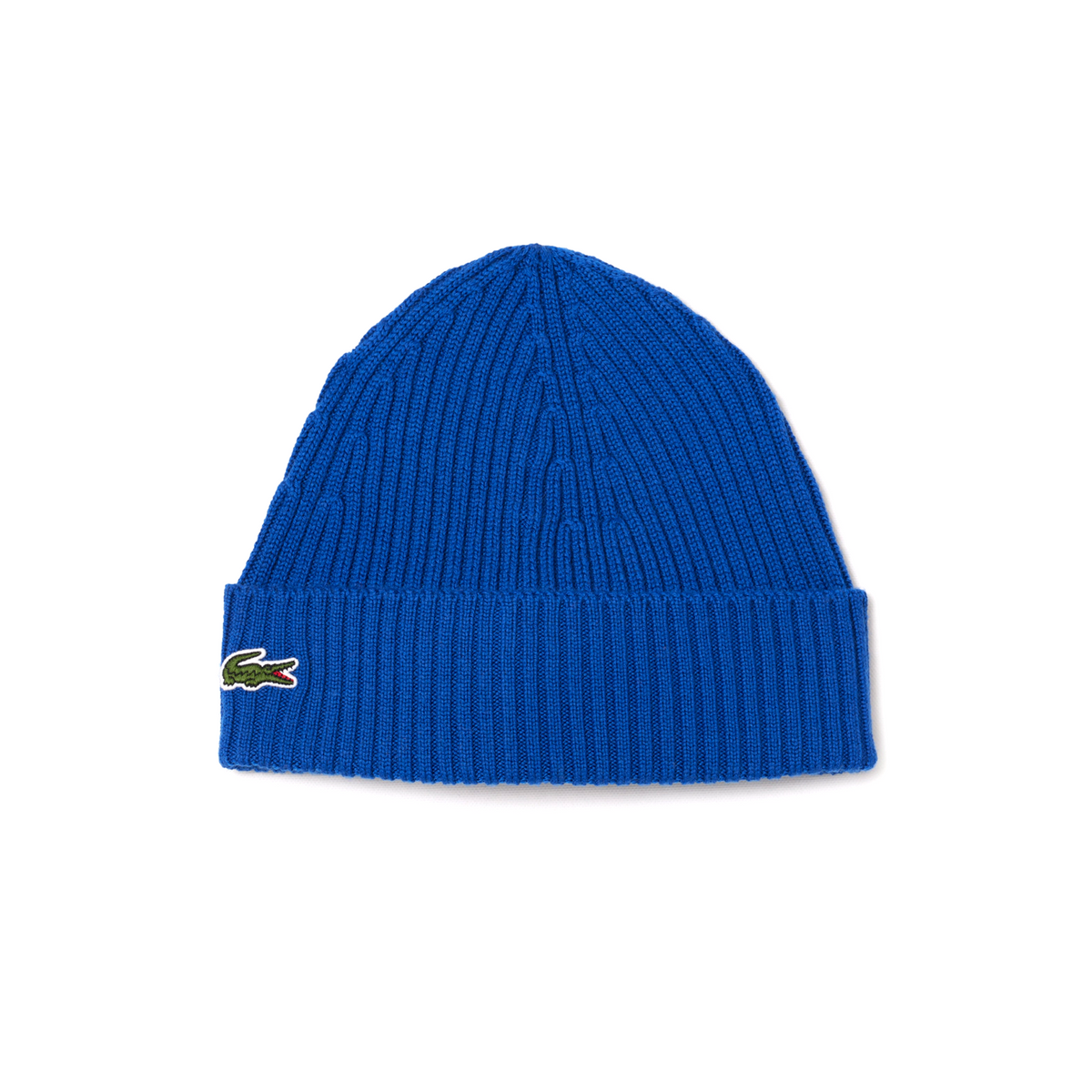 Rib Knit Brushed Wool Beanie.