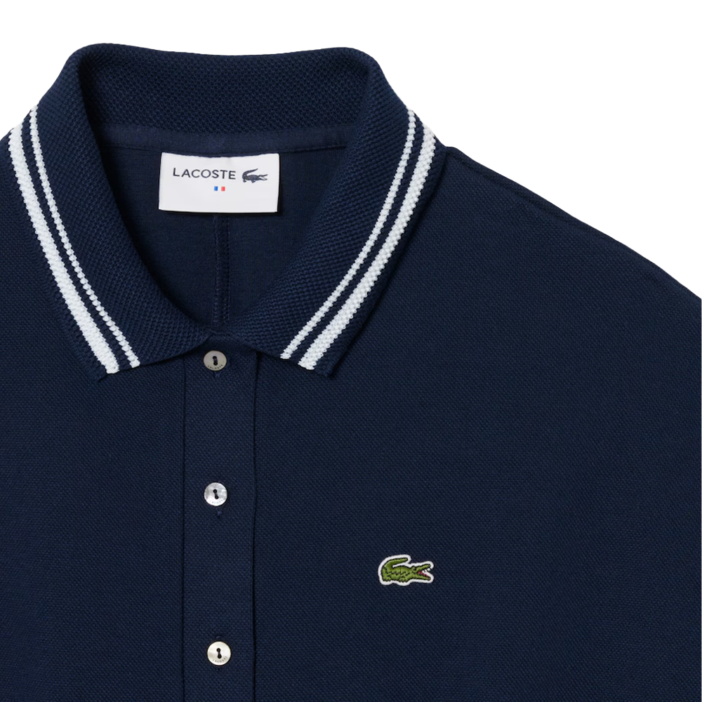 French Made Polo Collar Playsuit